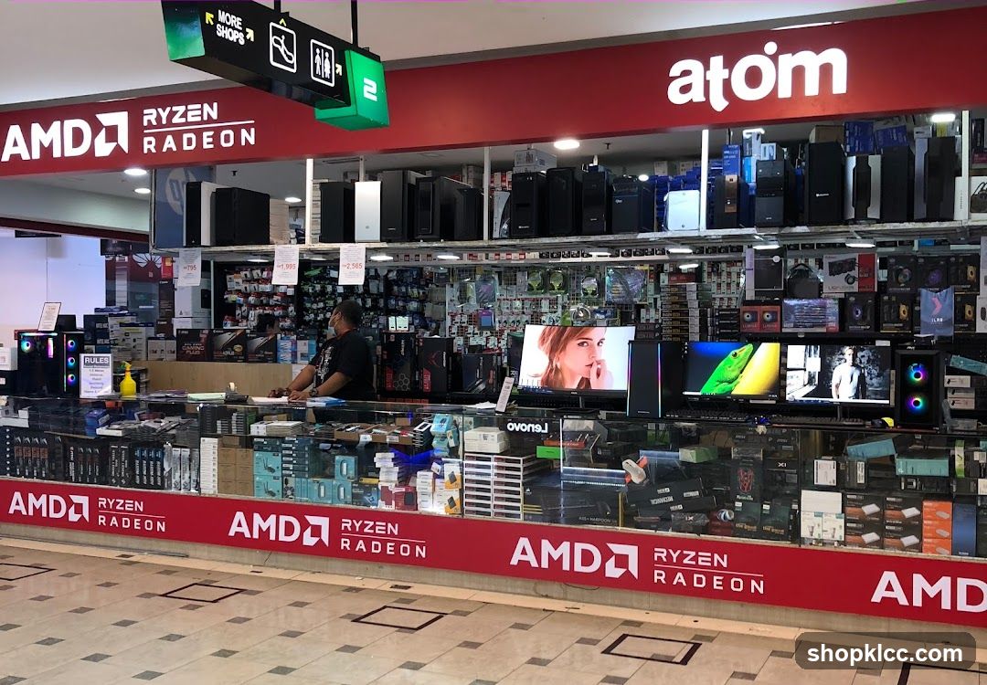Atom Electronics Store Interior