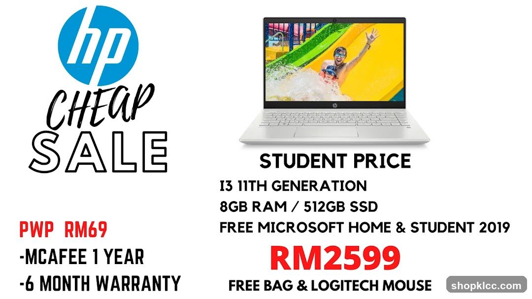 HP Laptop Sale Ad