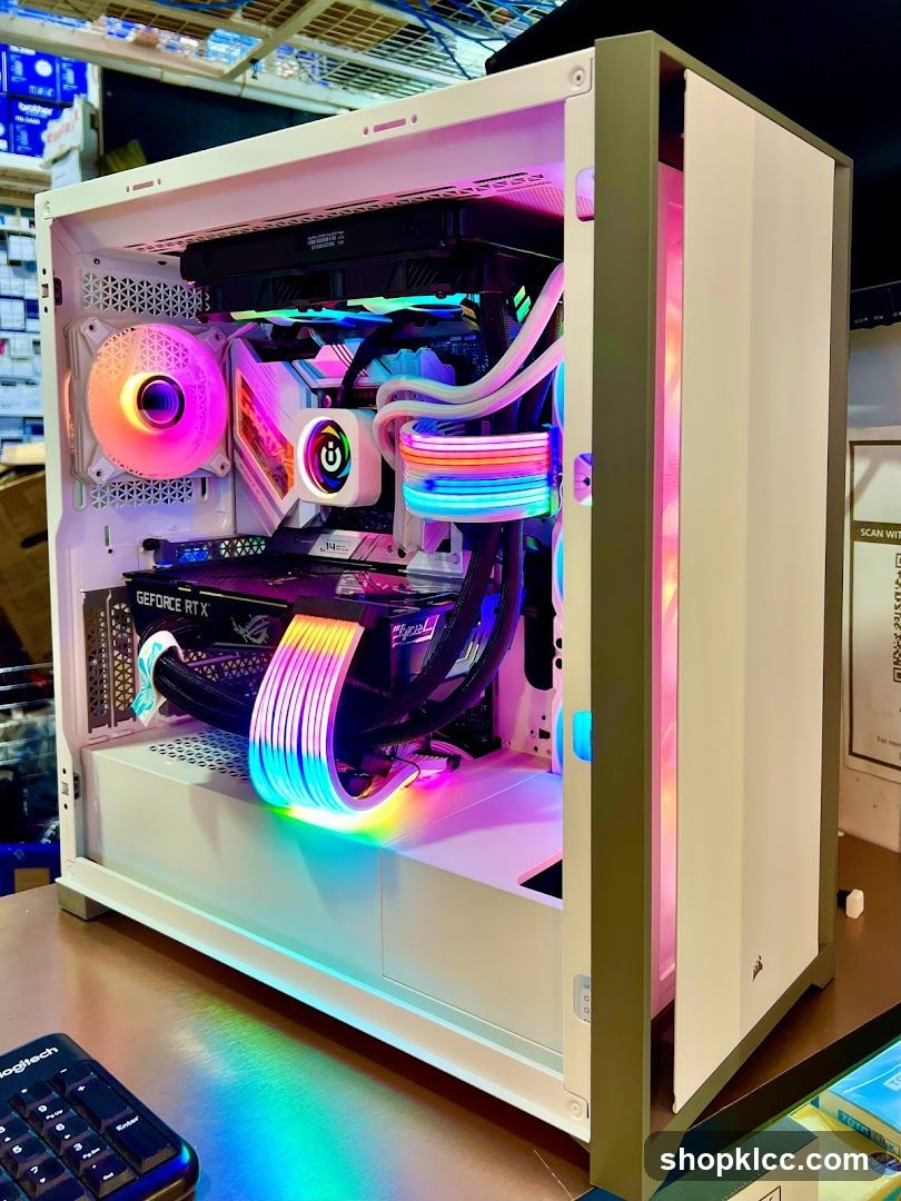 RGB PC Build Interior