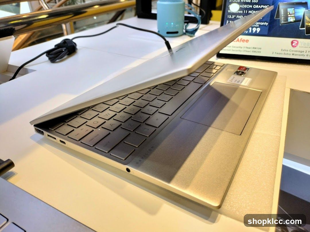 Laptop Display at Store