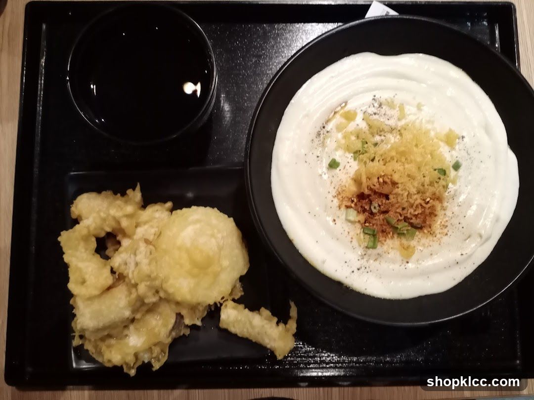 Udon with Tempura