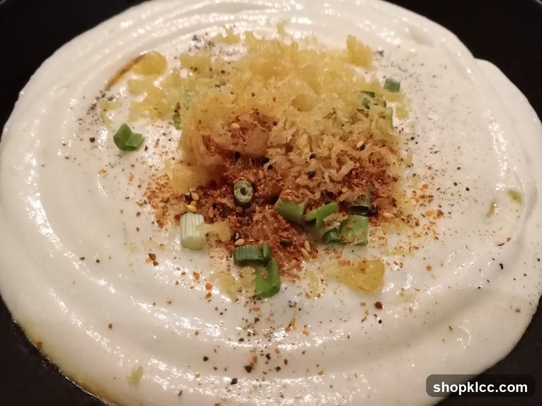 Creamy Dish with Toppings