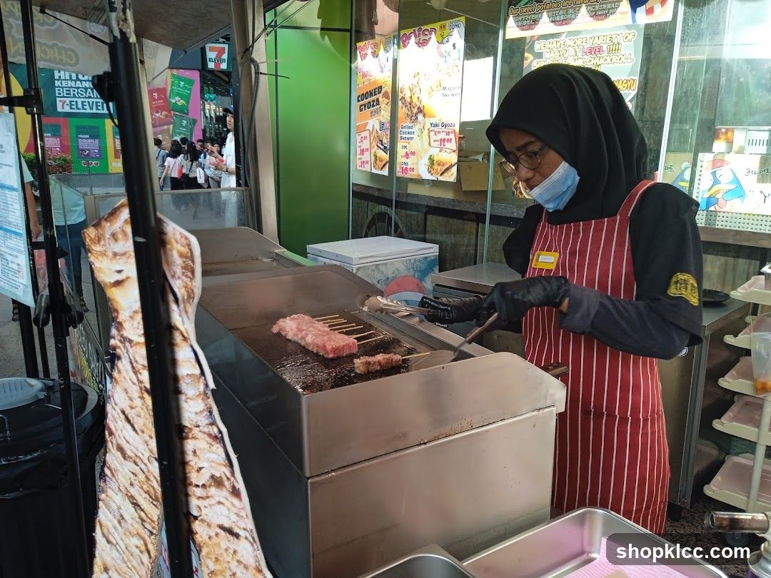Street Food Stall Grilling