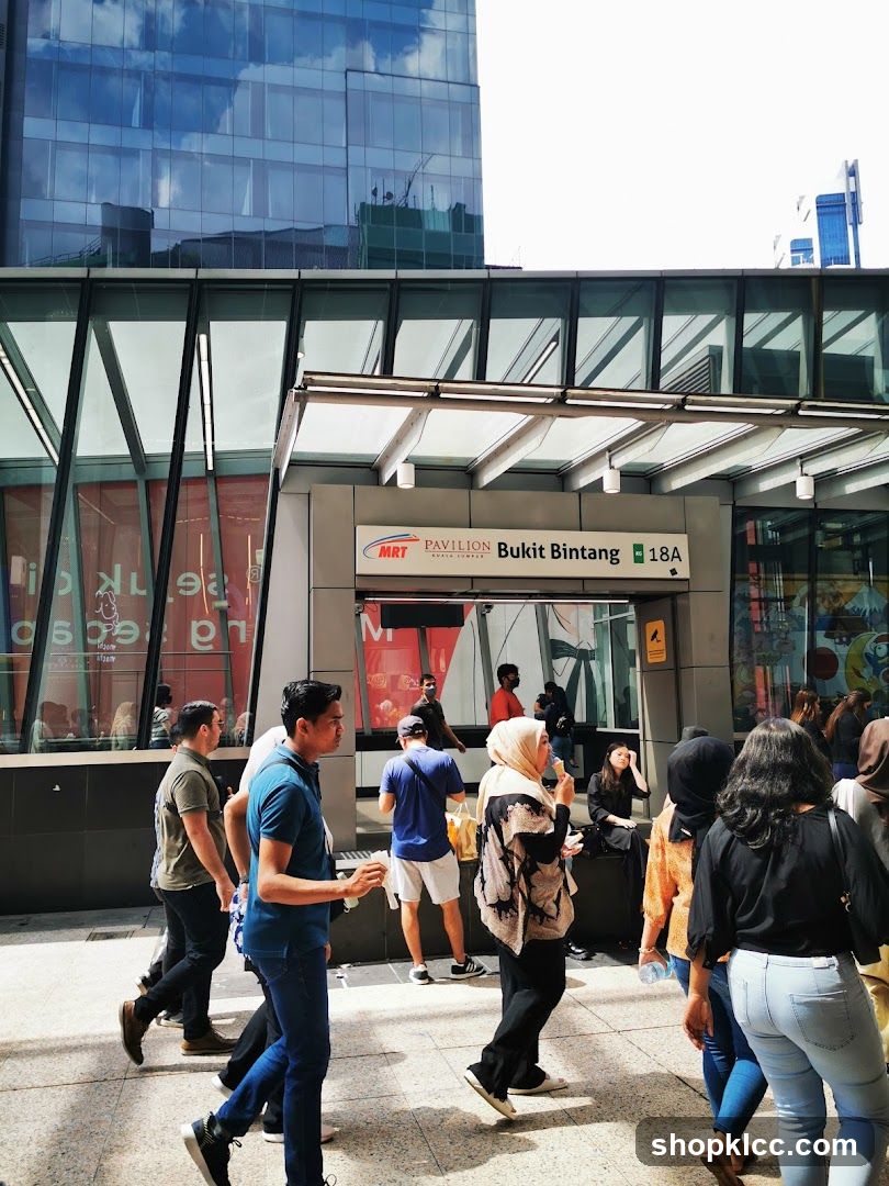 Bukit Bintang MRT Station Entrance