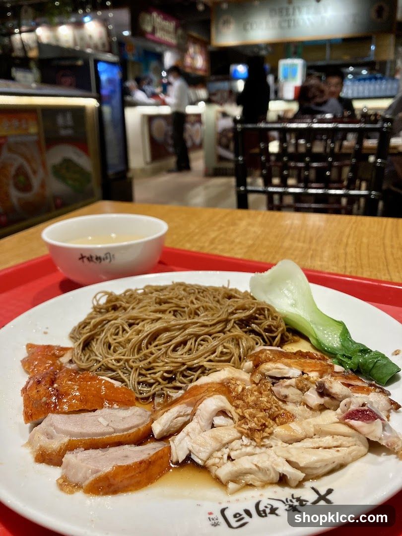 Roast Duck and Chicken Noodles