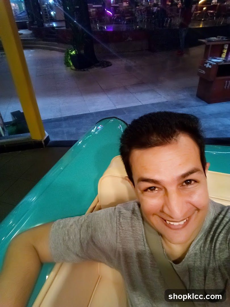 Man in a car