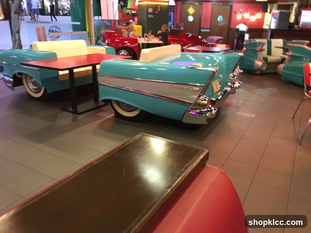 Diner Booths Shaped Like Classic Cars