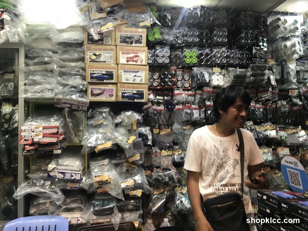 Car Accessories Store Interior