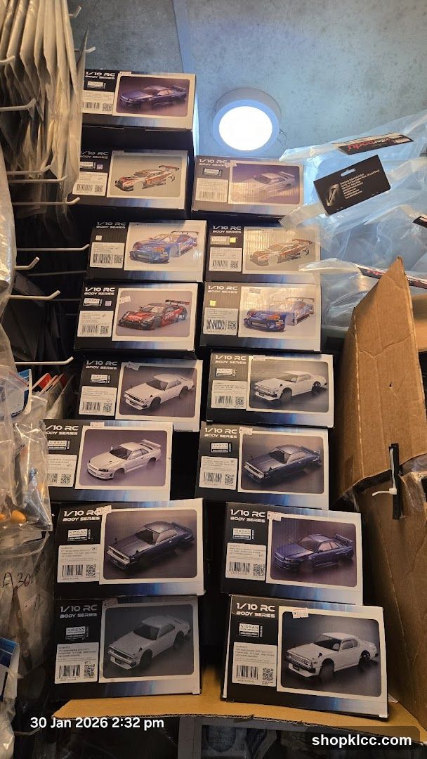 RC Car Models Display