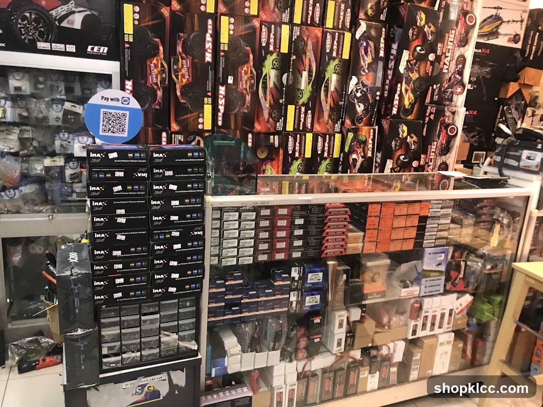 Toy and RC Car Store Interior