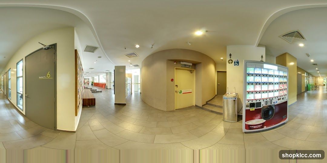 Interior Hallway with Vending Machines