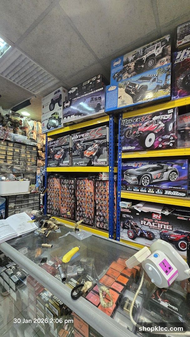 Toy and RC Car Shop Interior
