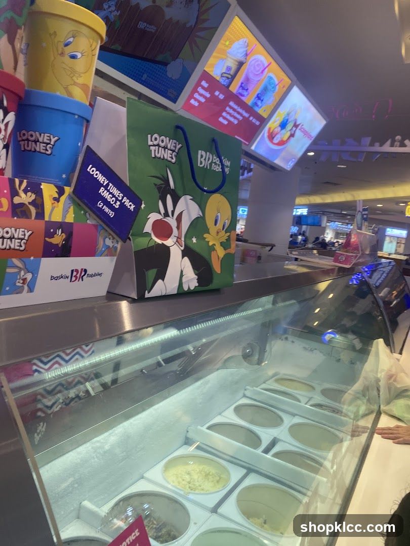 Looney Tunes Ice Cream Shop Interior