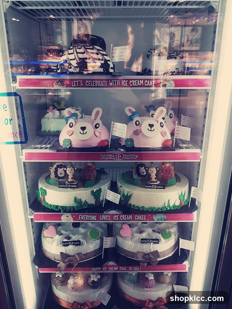 Ice Cream Cake Display