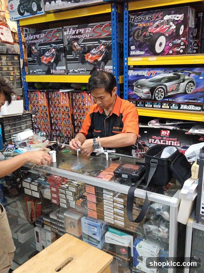 RC Car Shop Interior