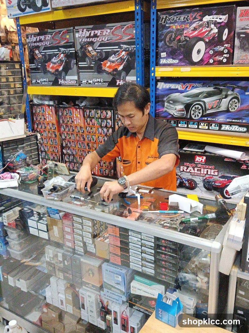 RC Car Shop Interior