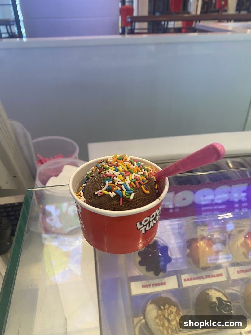 Ice Cream Cup with Sprinkles