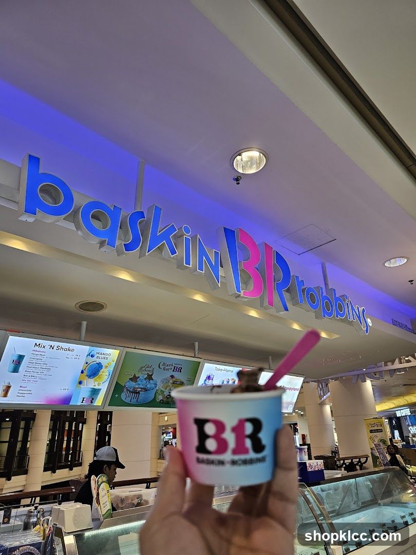 Baskin Robbins Ice Cream Shop Interior