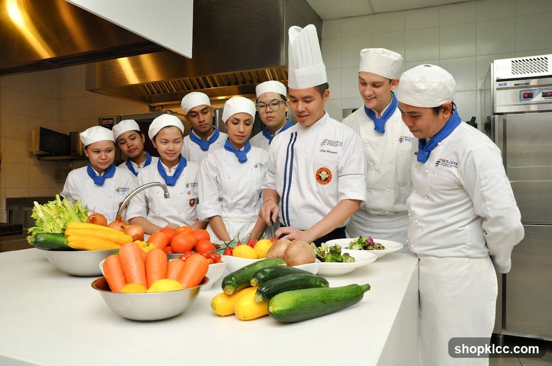 Chef Training Class in Kitchen