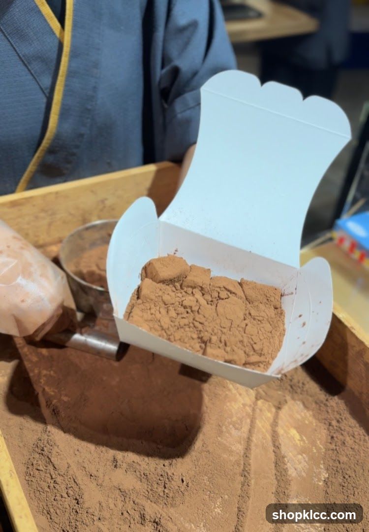 Cocoa Powder Display