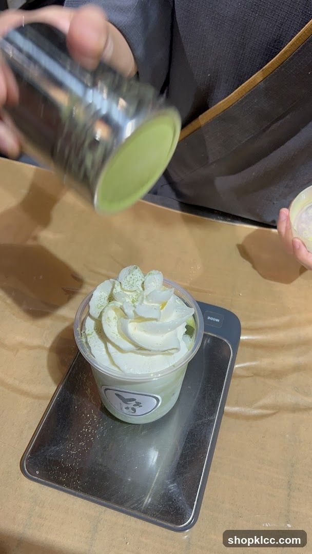 Matcha Dessert Preparation