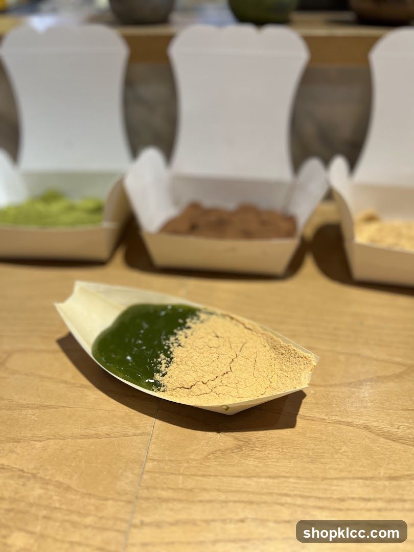 Matcha and Powder Samples
