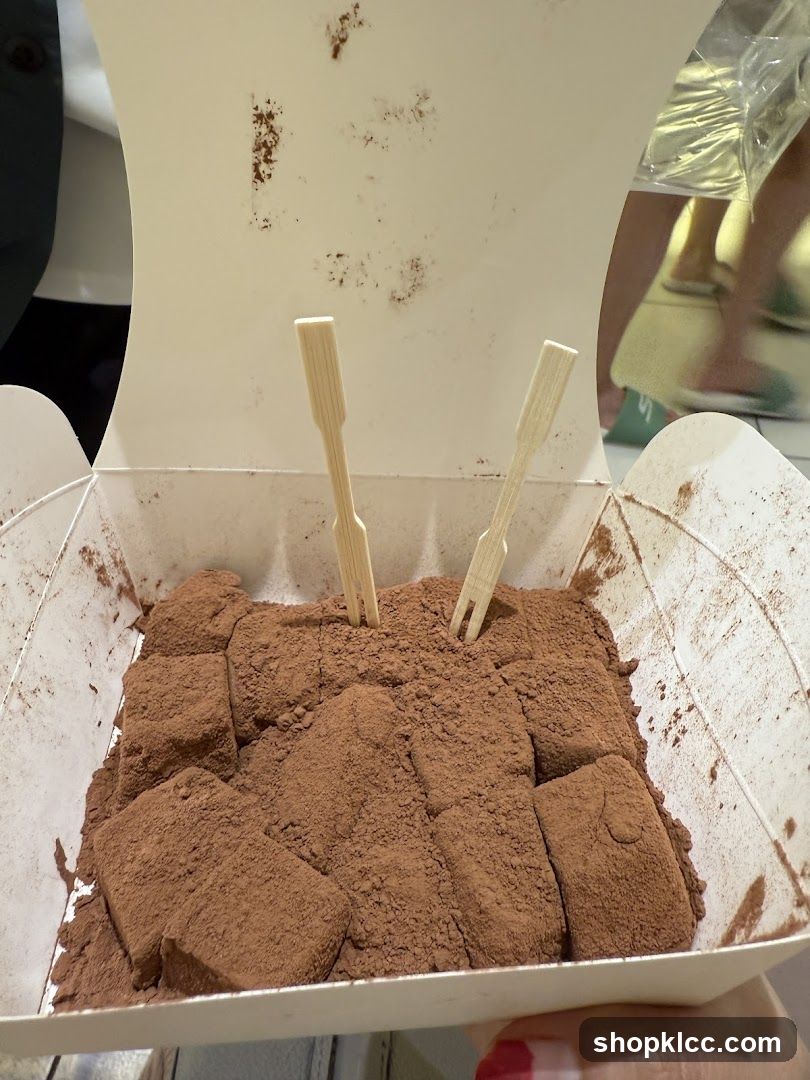 Cocoa Powder Dessert in Box