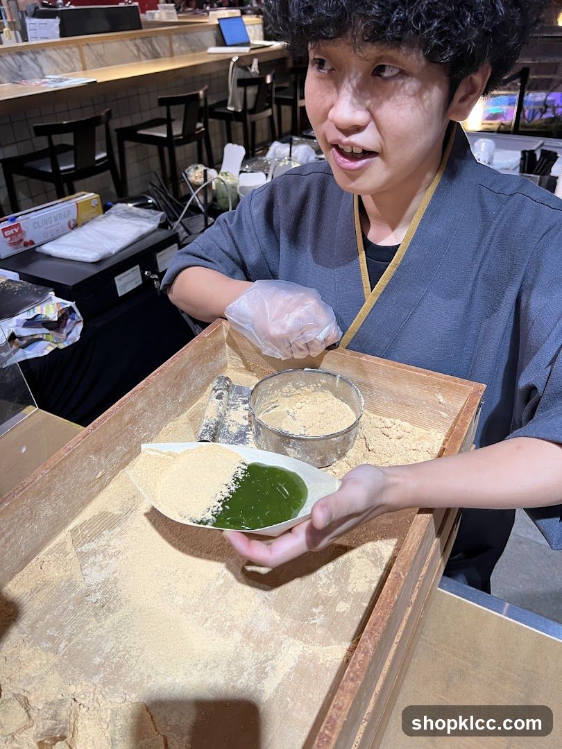 Matcha Ice Cream Preparation