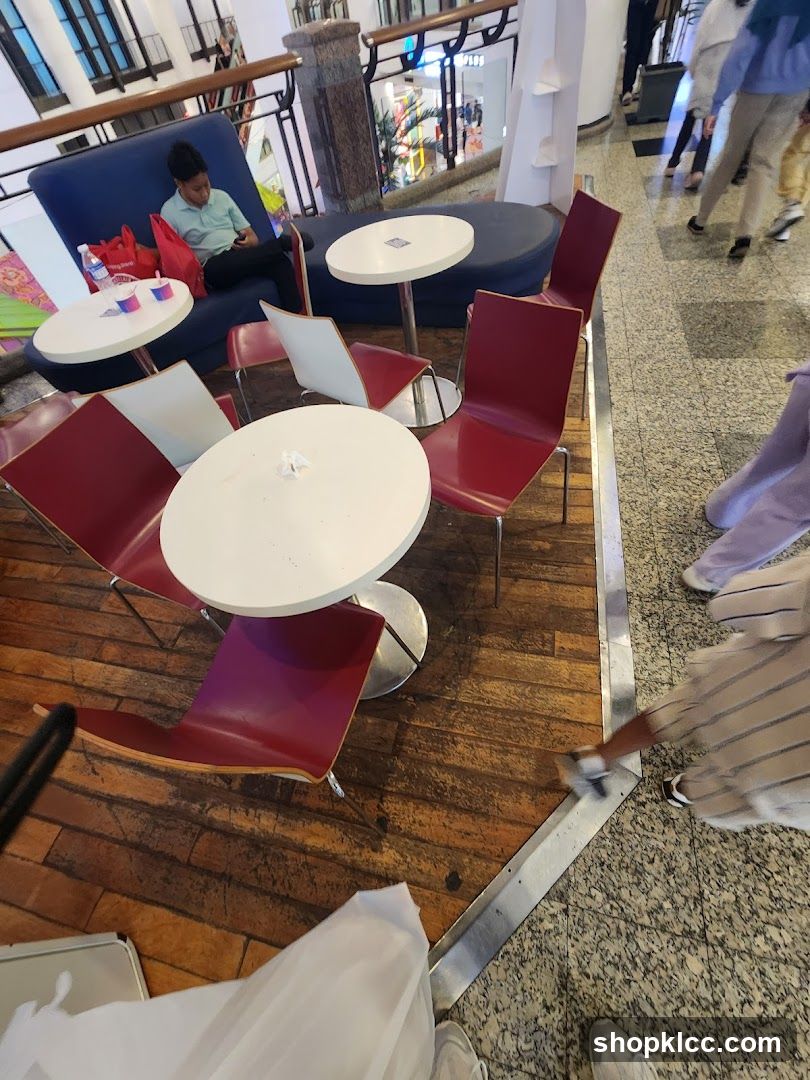 Mall Interior Seating Area