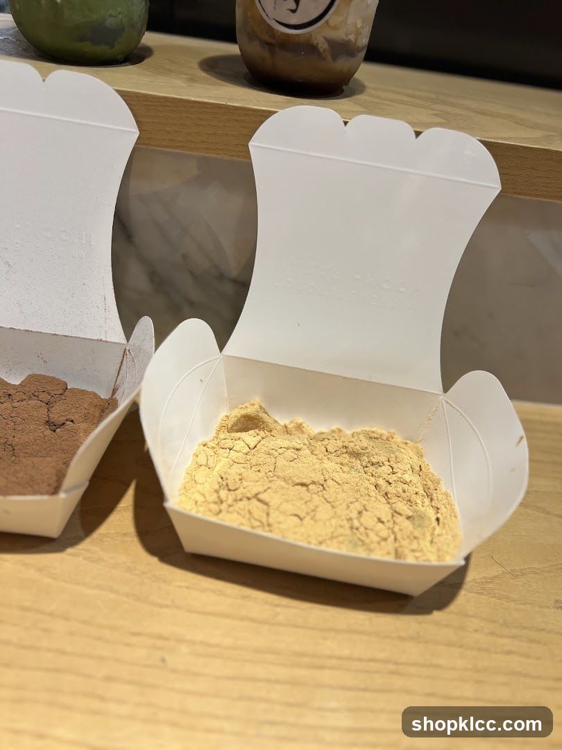 Powdered Dessert Samples