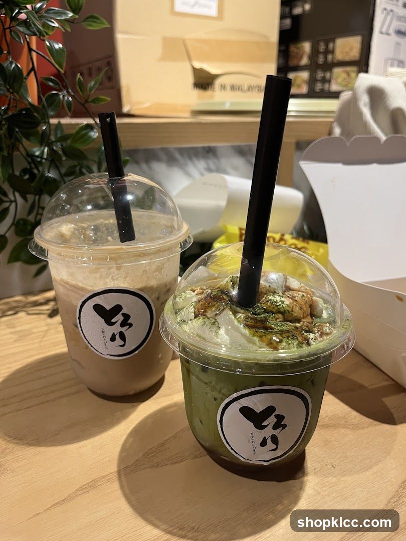 Matcha and Coffee Drinks