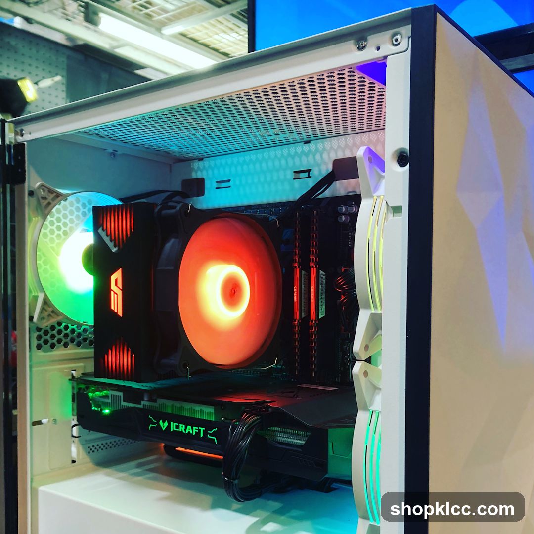 RGB PC Build Interior