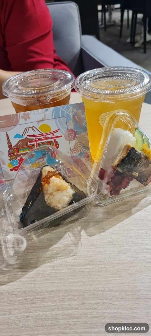 Onigiri and Drinks