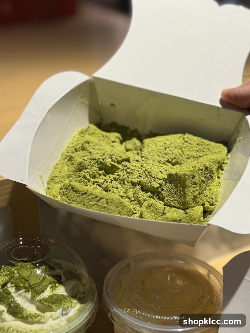 Matcha Dessert Display