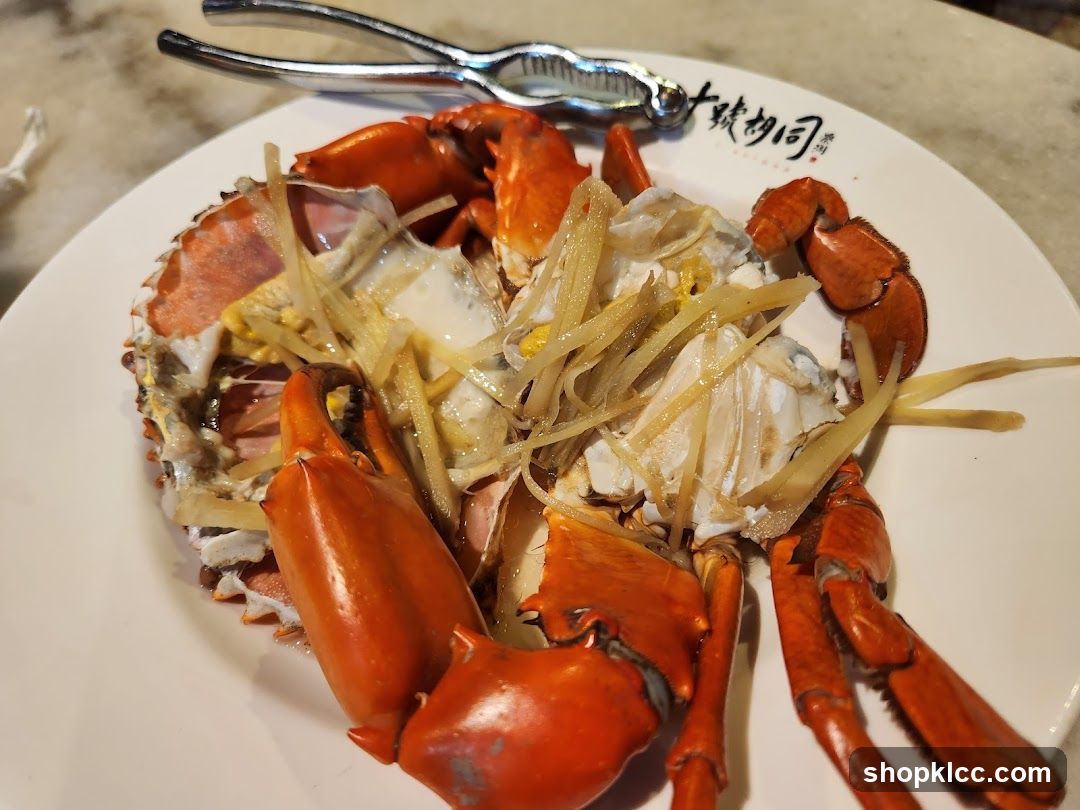 Steamed Crab with Ginger