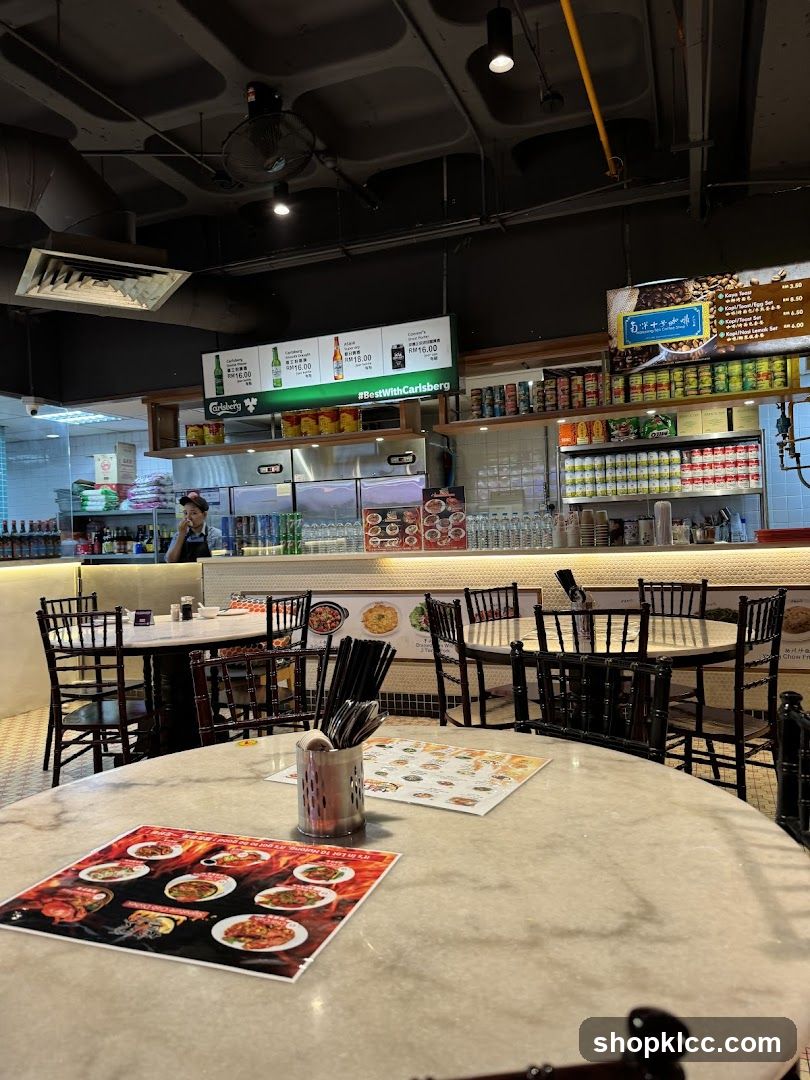 Restaurant Interior with Menus