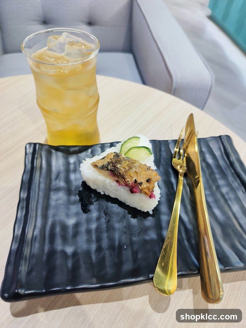Onigiri and Drink