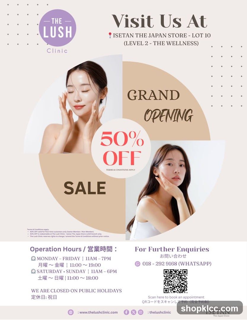 The Lush Clinic Grand Opening Sale