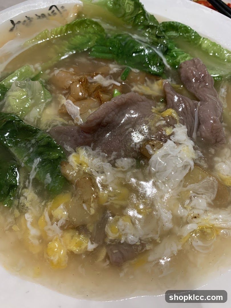 Beef and Vegetable Noodle Soup