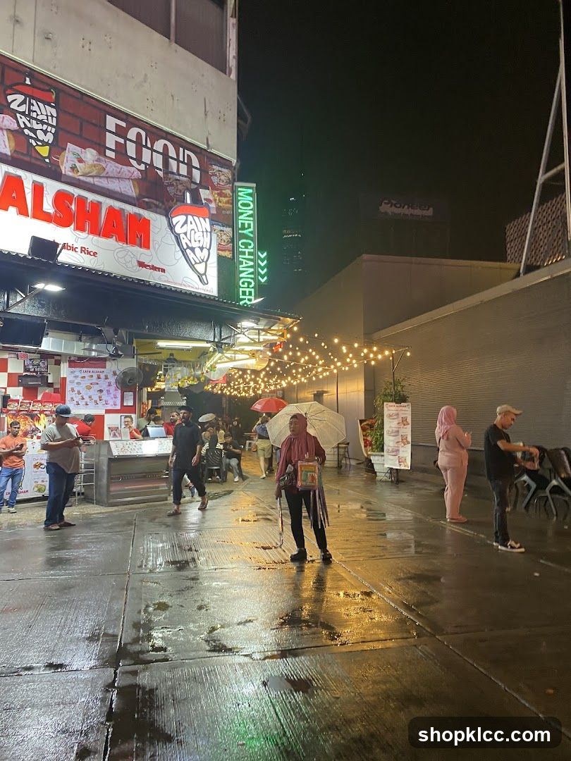 Night Market Street Scene