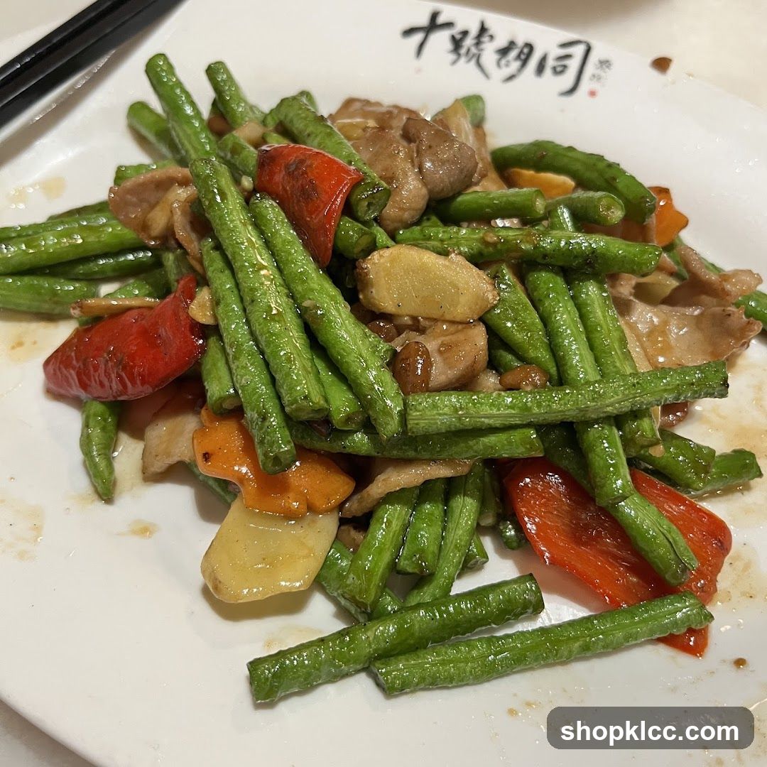 Stir-fried Green Beans with Pork