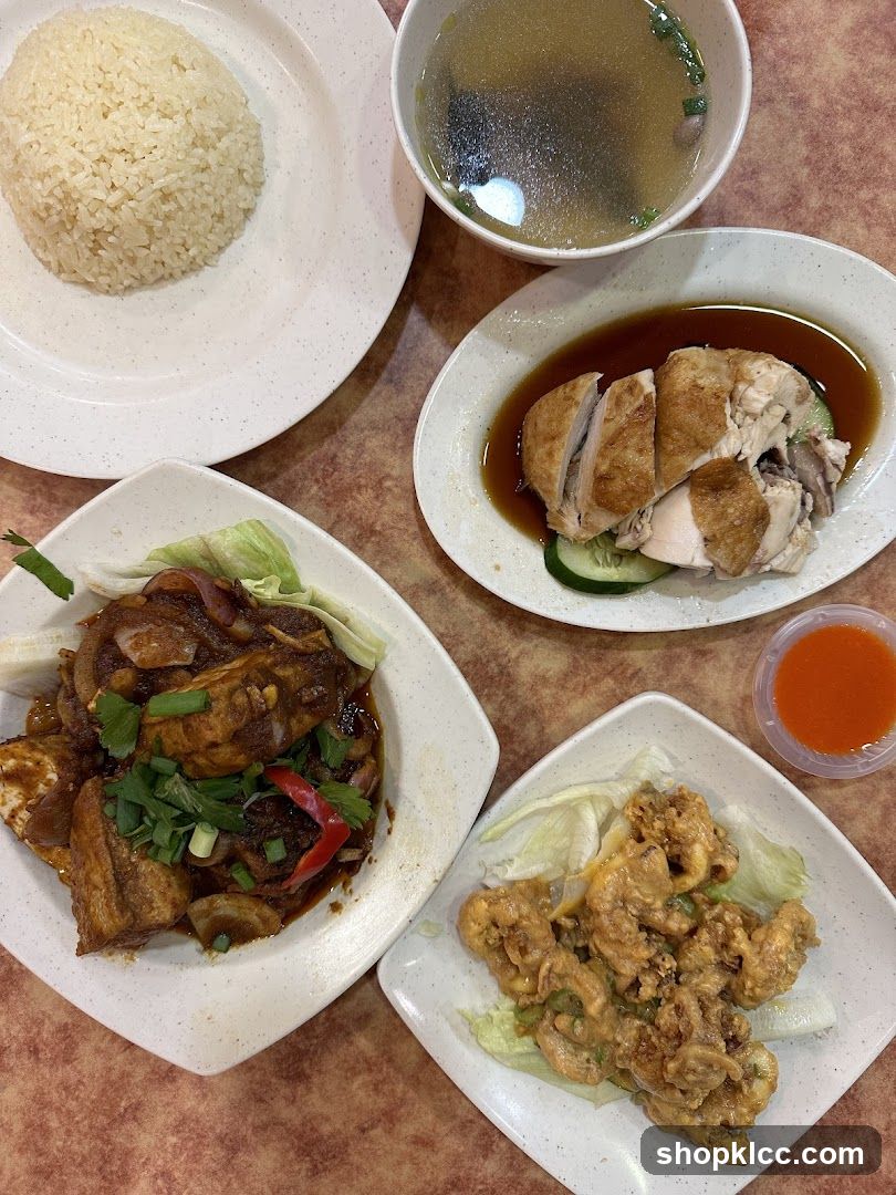 Hainanese Chicken Rice Meal
