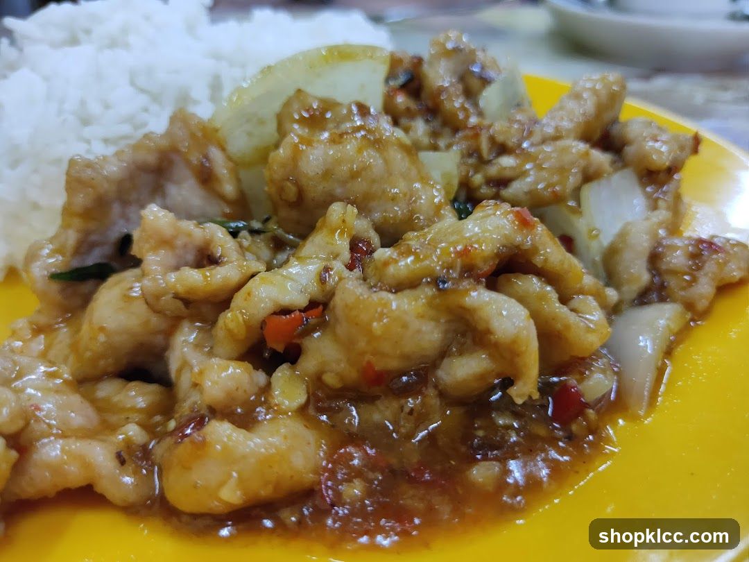 Stir-fried Pork with Sauce and Rice