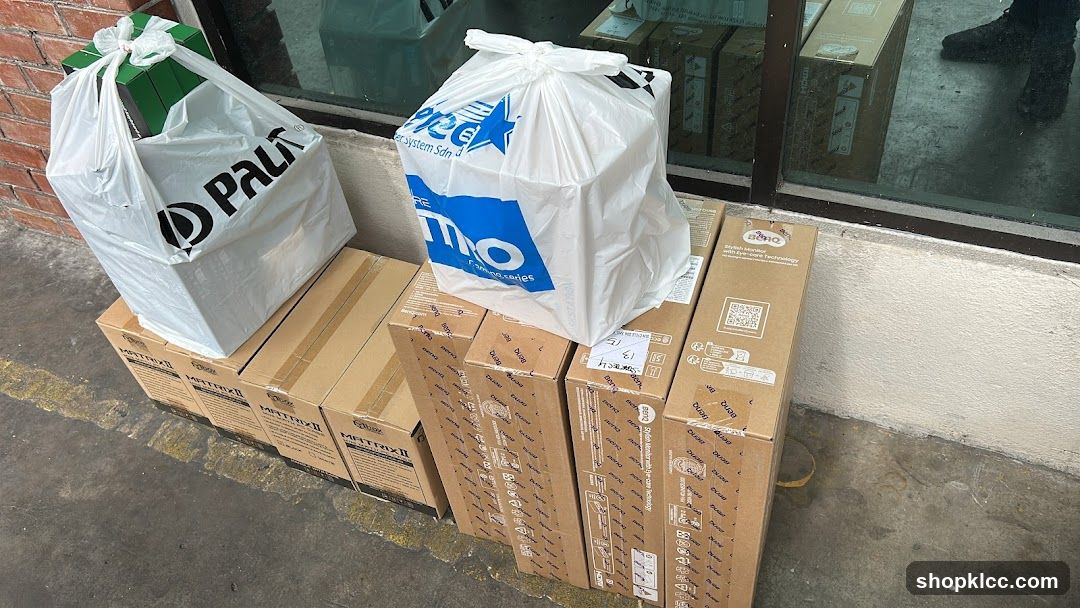 Delivered Packages Outside Storefront