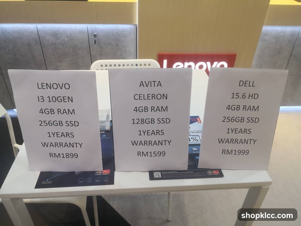 Computer Sales Display