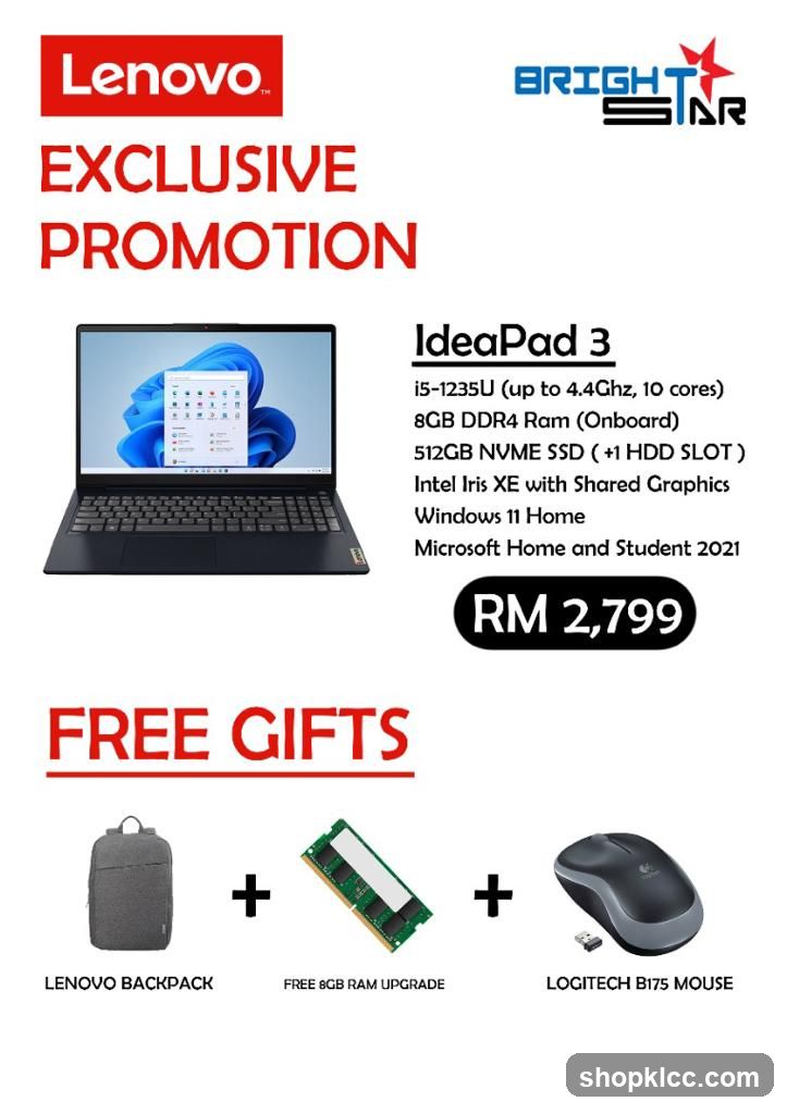 Lenovo IdeaPad 3 Exclusive Promotion
