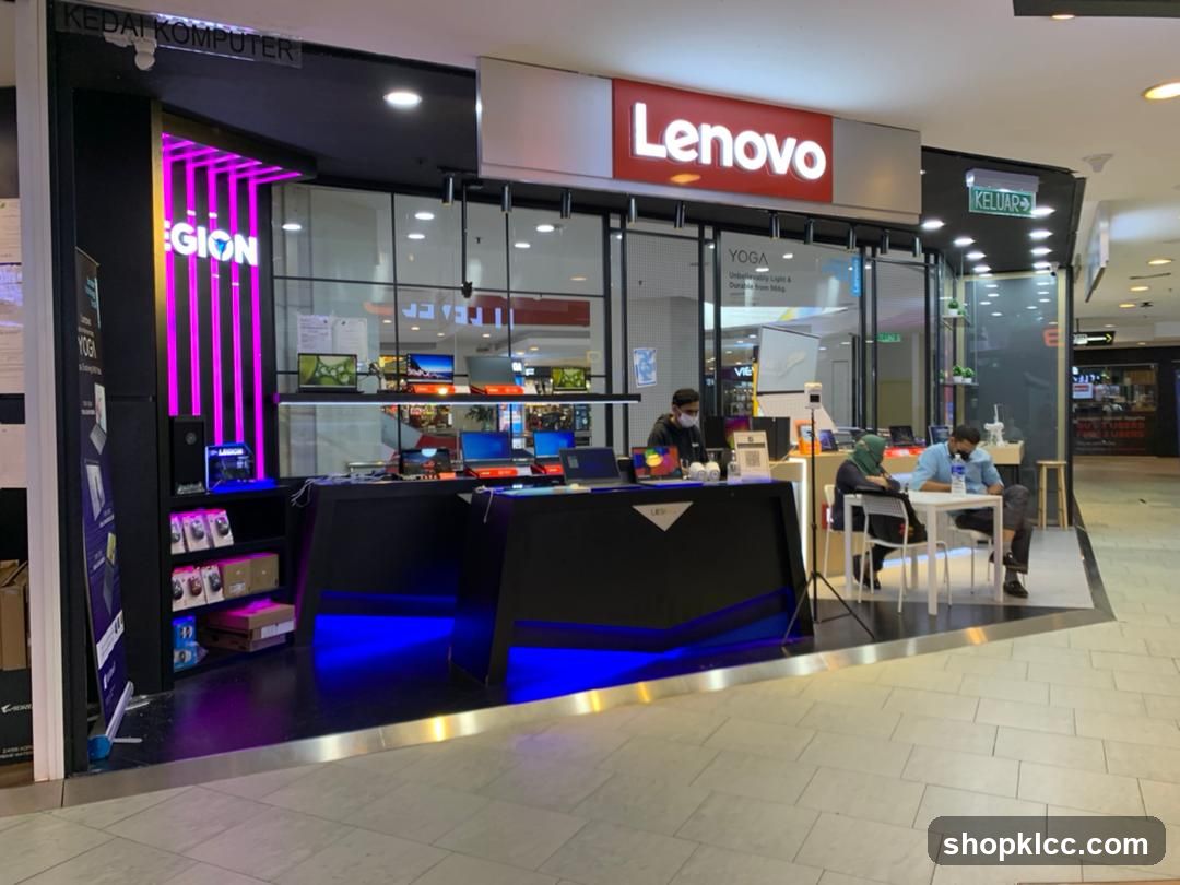 Lenovo Exclusive kiosk
