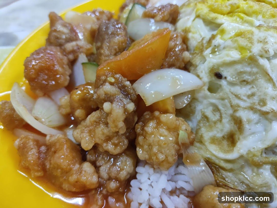 Crispy Chicken with Fried Egg and Rice