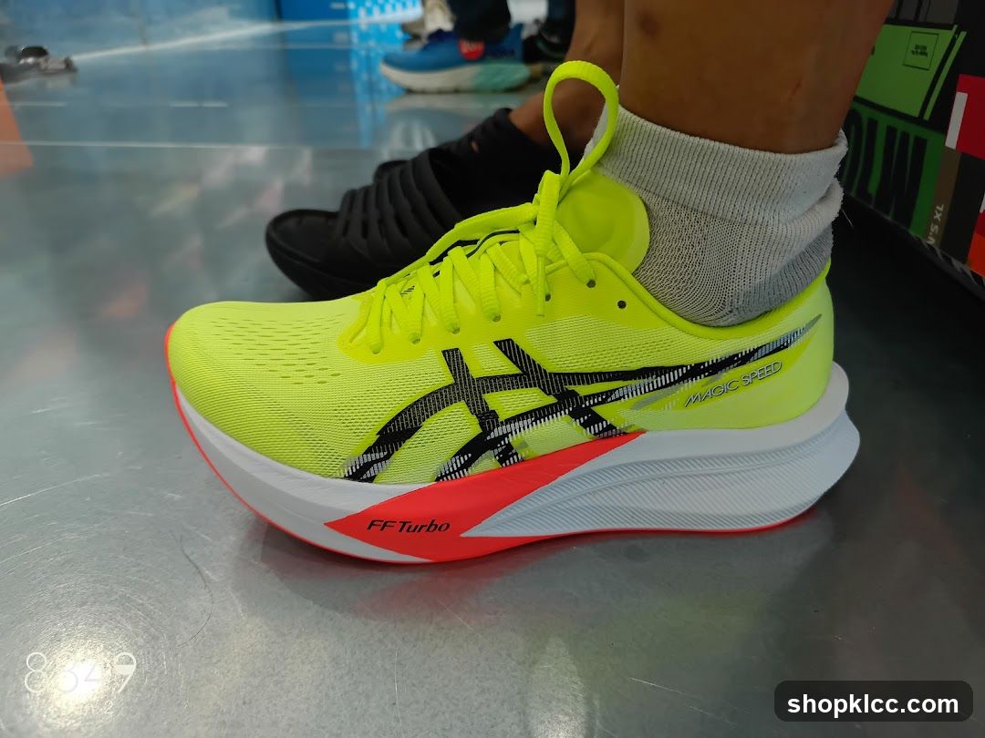 Asics Running Shoe Display