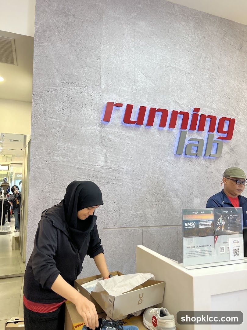 Running Lab Store Interior